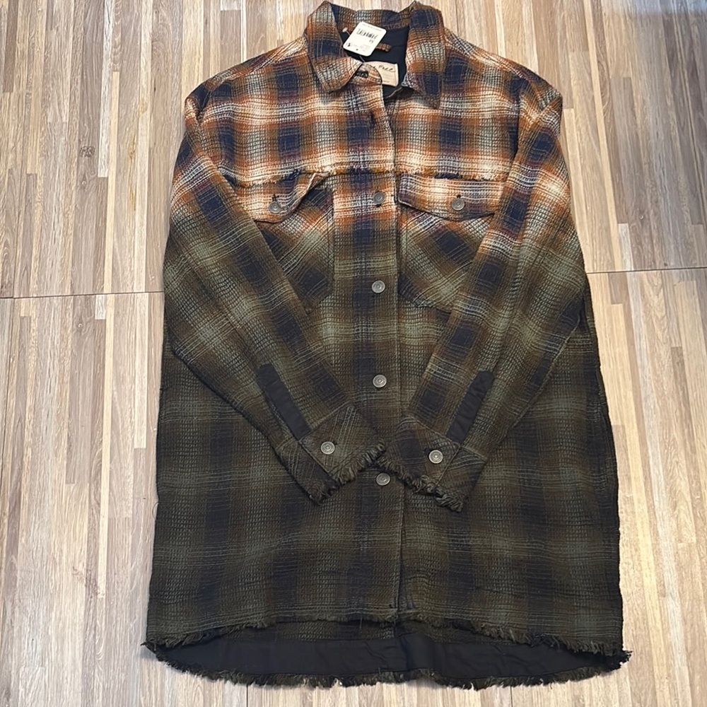We The Free Navy and Tobacco Combo Jacket